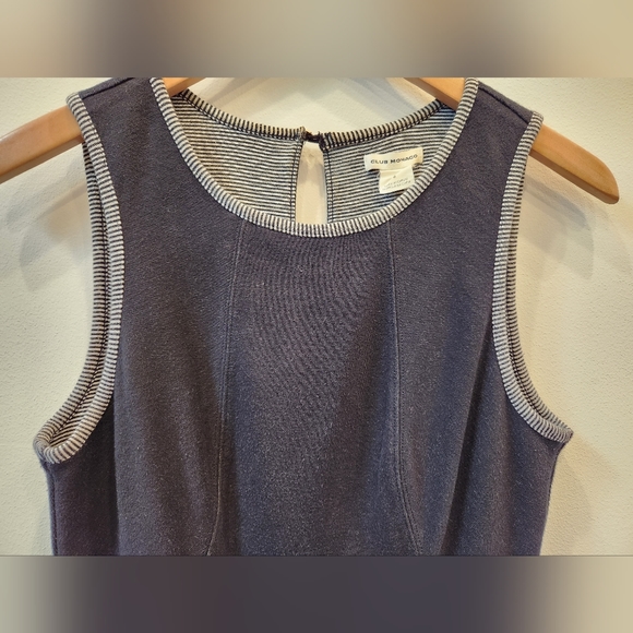 Club Monaco Fit and Flare Sleeveless Dress, Charcoal Grey, Size US 6 - Picture 3 of 10